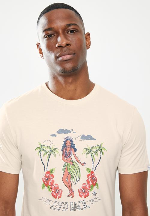 Original Penguin - Lei'd back tee - natural