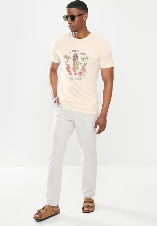 Original Penguin - Lei'd back tee - natural