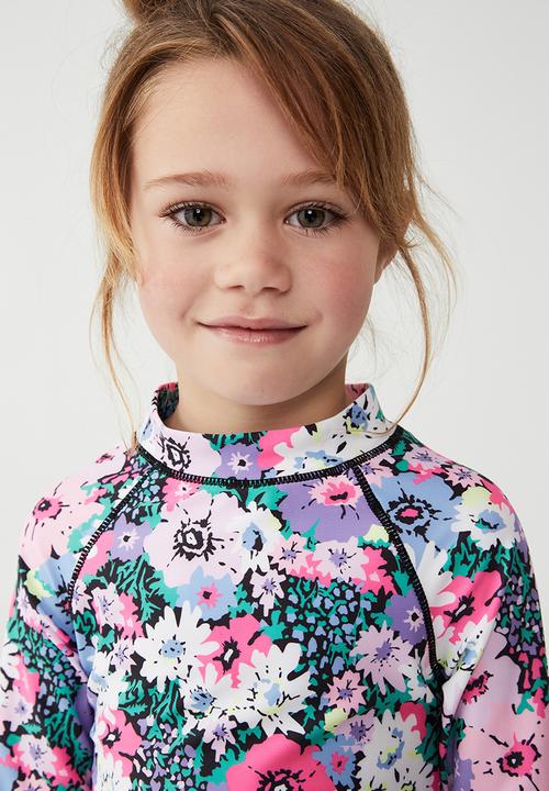 Cotton On - Lydia one piece - phantom/pop flower garden