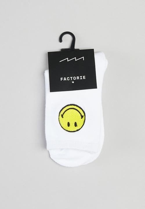 Factorie - License original socks - white