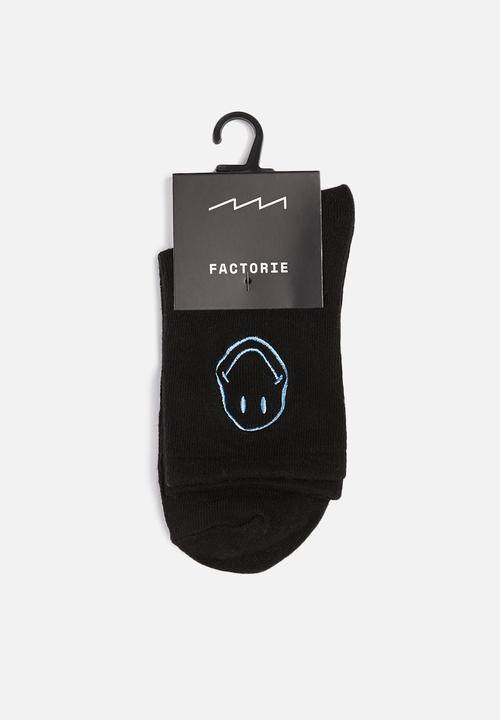 Factorie - License original socks - black
