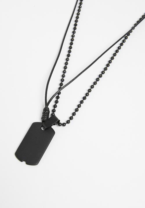 Trendyol - Erkek necklace - black