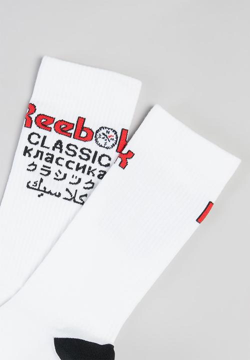Reebok - Cl roadtrip sock - white