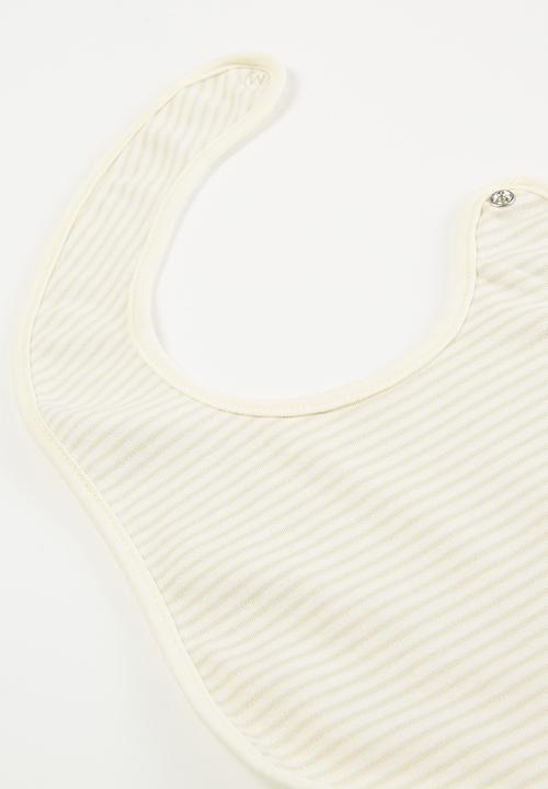 MINOTI - Boys basic 3 pack bibs - pale yellow