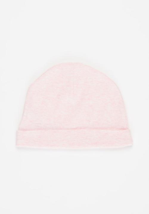 MINOTI - Girls basic 2 pack beanies - pink