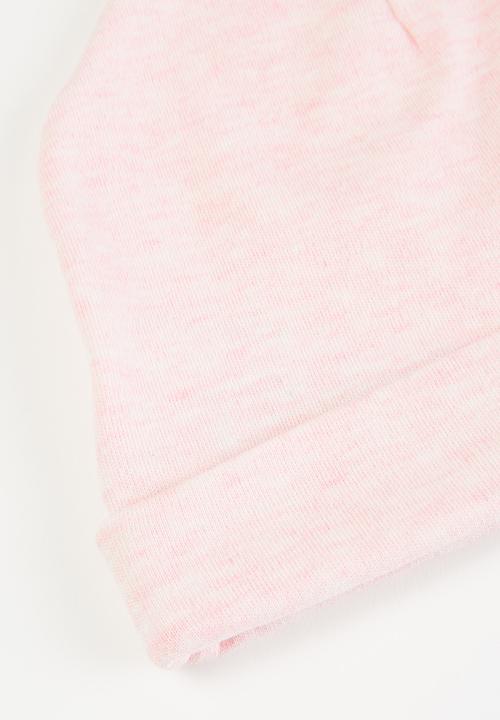 MINOTI - Girls basic 2 pack beanies - pink