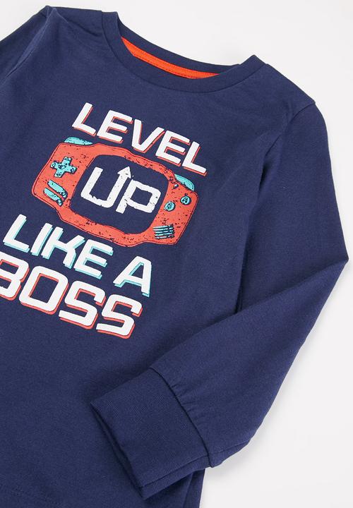 MINOTI - Boys level up pyjama set - blue