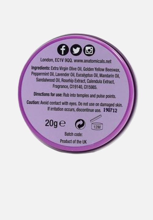 anatomicals - The Pound Is Down Headache Relief Balm