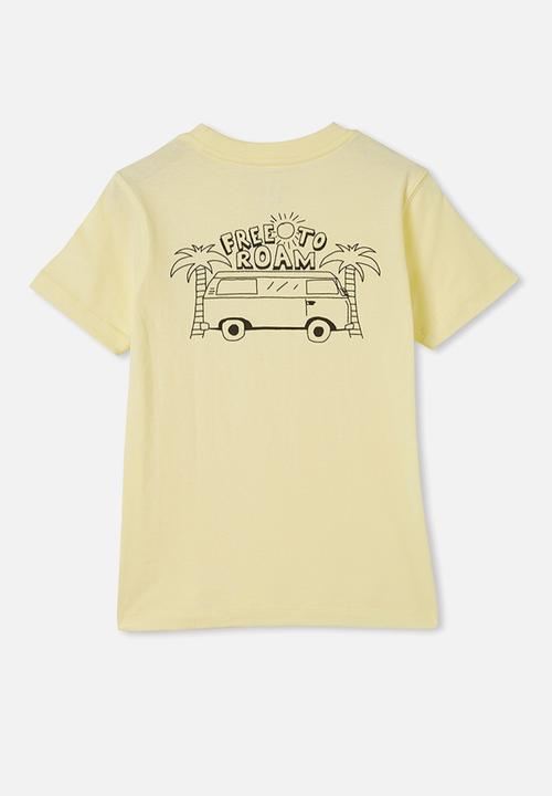 Cotton On - Max skater short sleeve tee - daisy chain/free to roam
