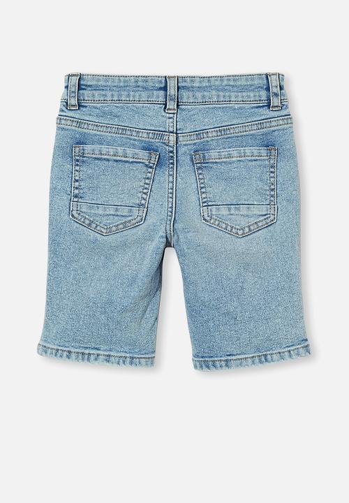 Cotton On - Slim fit short - byron mid blue