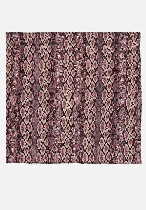 Superbalist - Snakeskin headscarf - pink