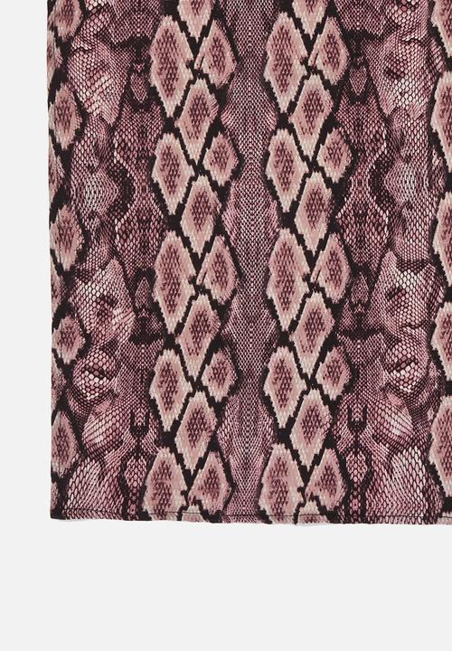 Superbalist - Snakeskin headscarf - pink