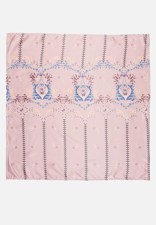 Superbalist - Delicate floral print headscarf - pink