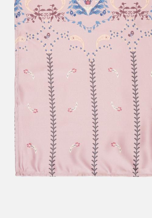 Superbalist - Delicate floral print headscarf - pink