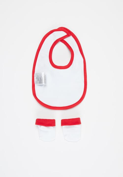 Nike - Nhb bib and set - red & white 