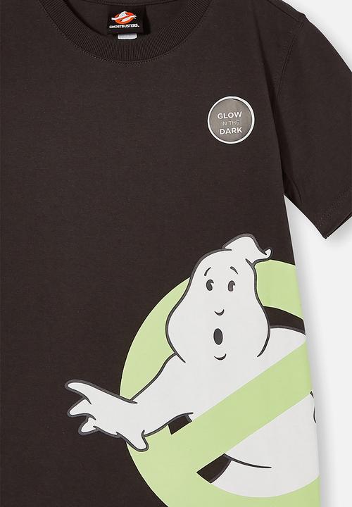 Cotton On - Short sleeve license embellished  tee - lcn son phantom / ghostbusters glow