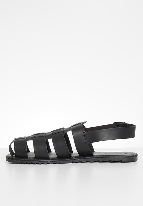Superbalist - Fisherman leather sandal - black