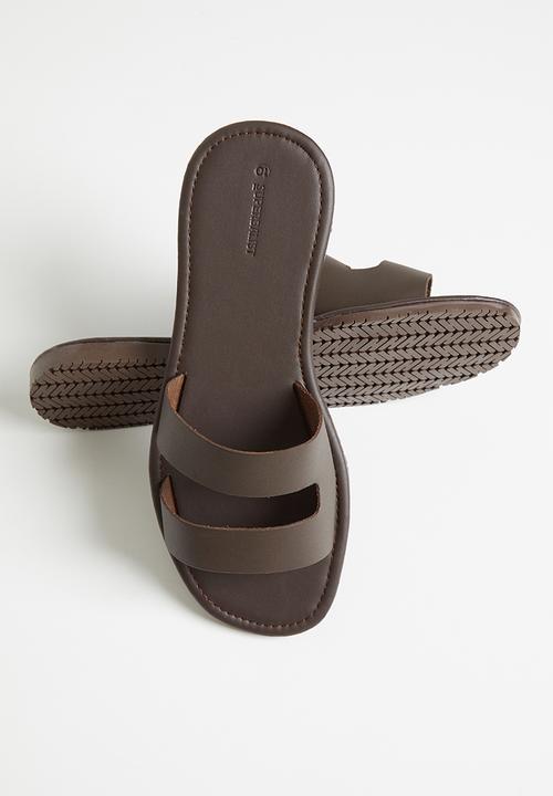 Superbalist - Spanish leather sandal - brown