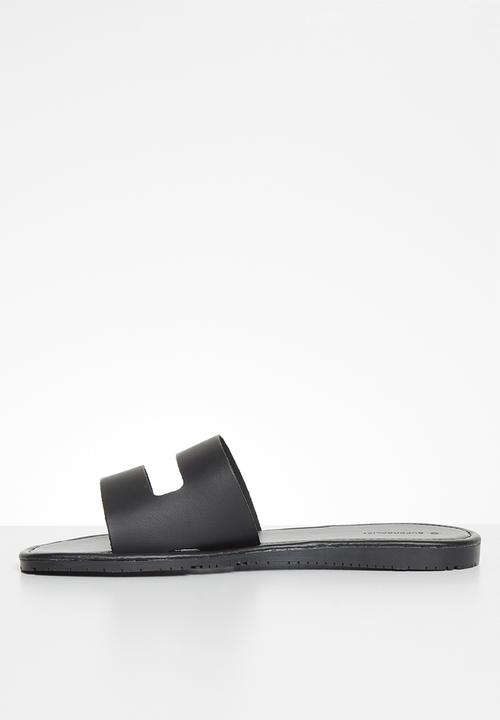 Superbalist - Spanish leather sandal - black