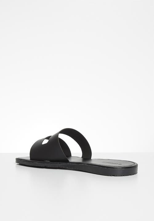 Superbalist - Spanish leather sandal - black