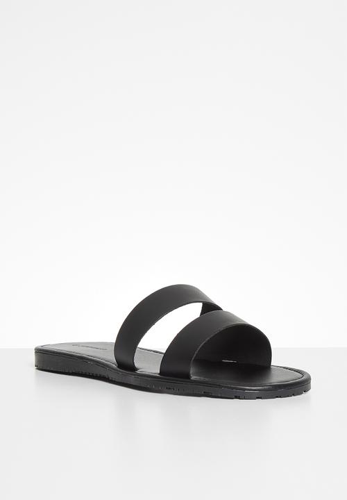 Superbalist - Spanish leather sandal - black