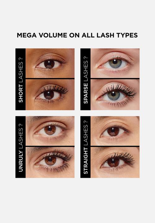 L'Oreal Paris - Air Volume Mega Mascara - Black 01