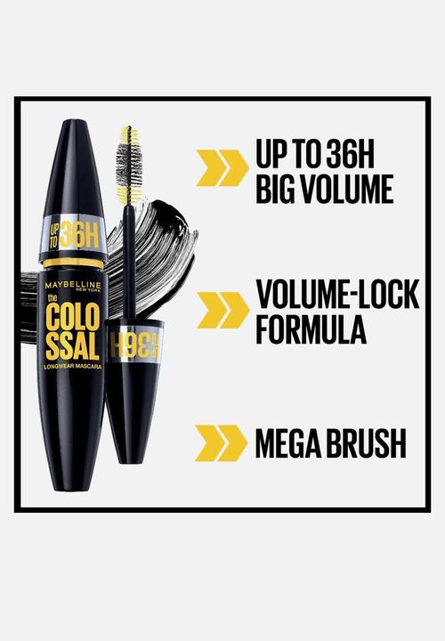 Maybelline - Volum' Express The Colossal up to 36H Mascara - Black 01