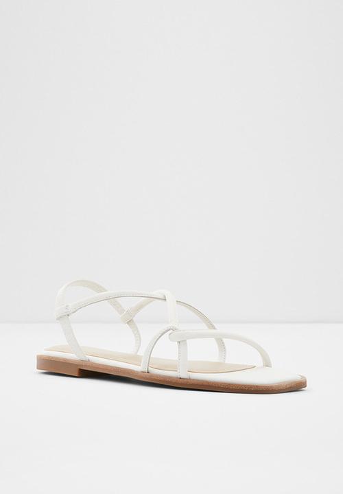 ALDO - Toosieflex leather sandal - white