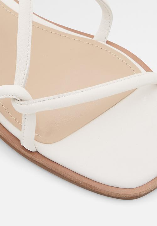 ALDO - Toosieflex leather sandal - white