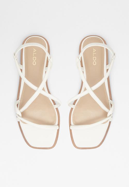 ALDO - Toosieflex leather sandal - white