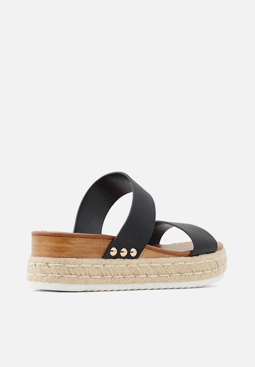 Call It Spring - Savannah espadrille sandal - black