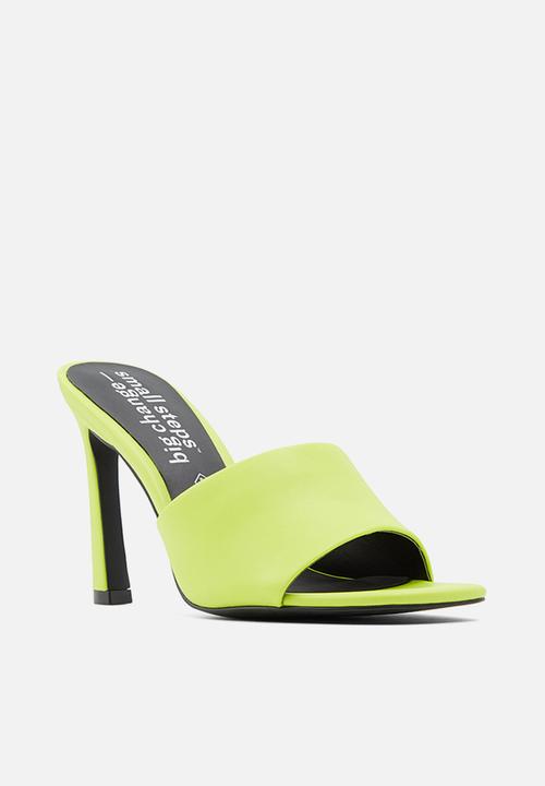 Call It Spring - Divinee mule heel - bright green
