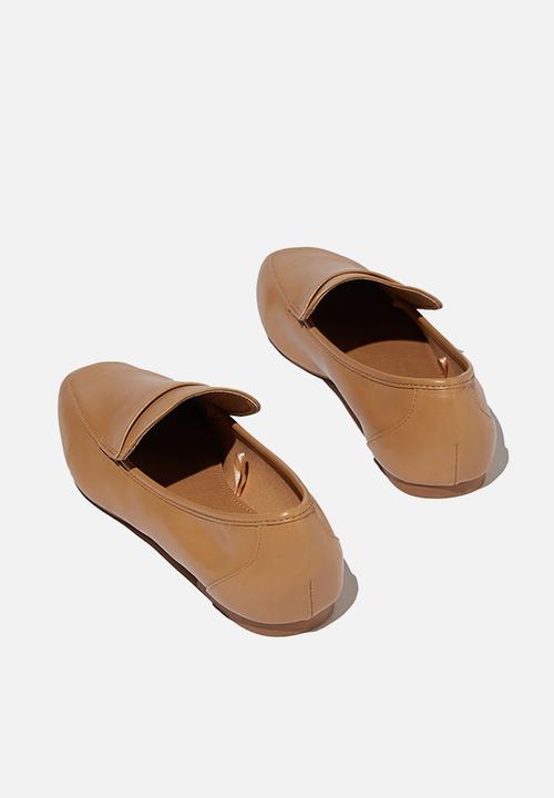 Cotton On - Classic slim loafer - camel pu