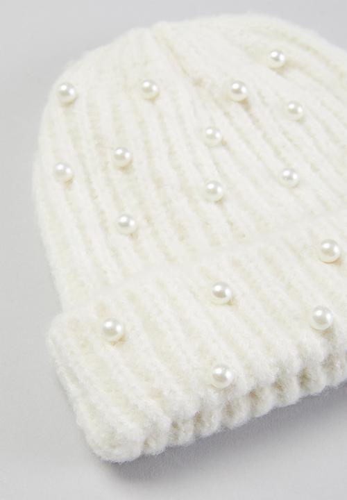 MINOTI - Girls knitted hat & gloves set - cream