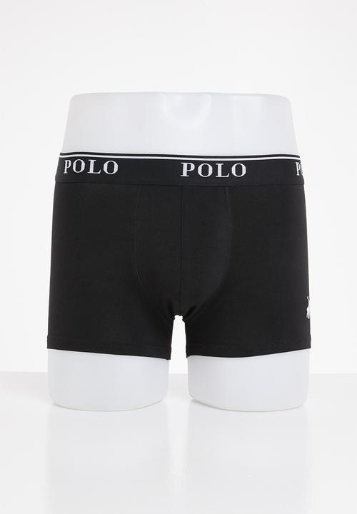 POLO - Classic 3 pack multi knit boxers - black & white 