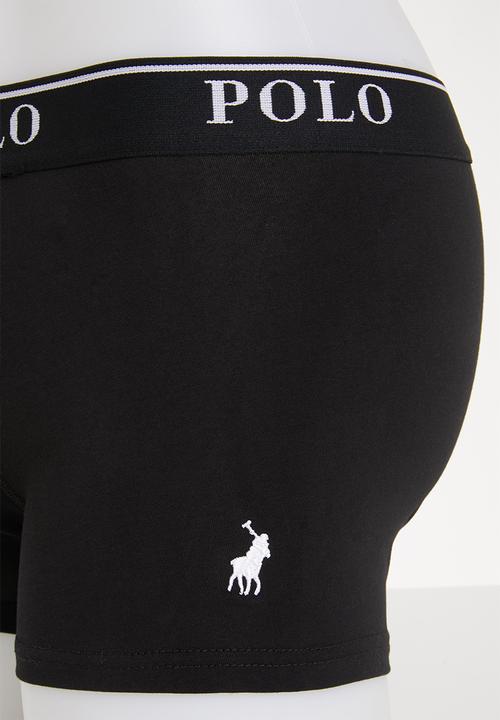 POLO - Classic 3 pack multi knit boxers - black & white 