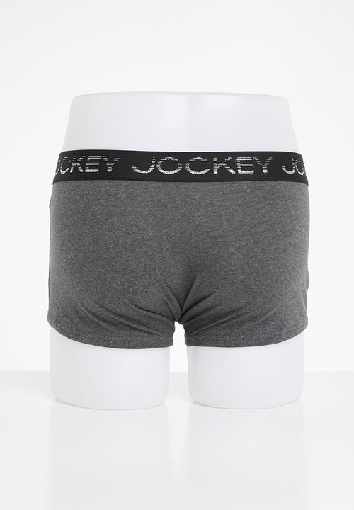 Jockey - Graded 3 pack pouch trunks - grey