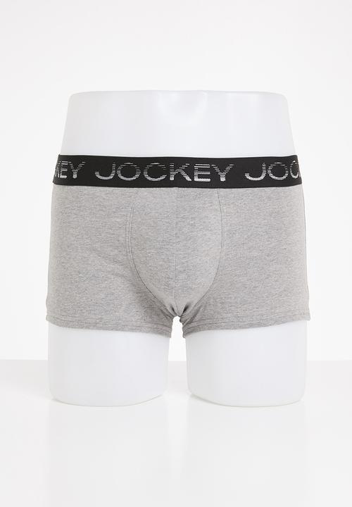 Jockey - Graded 3 pack pouch trunks - grey
