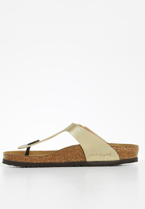 Birkenstock - Gizeh birko-flor regular - gold