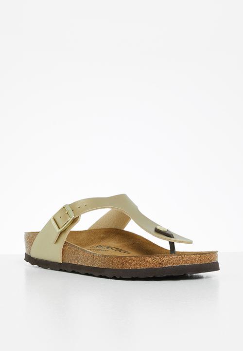 Birkenstock - Gizeh birko-flor regular - gold