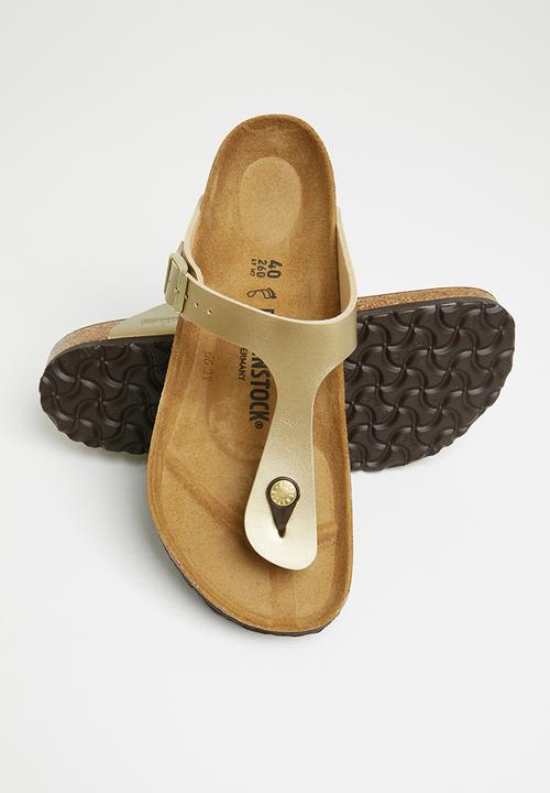 Birkenstock - Gizeh birko-flor regular - gold