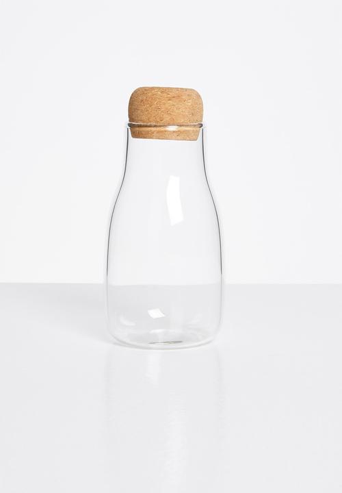 Sixth Floor - Akira cork glass spice jars - set of 6