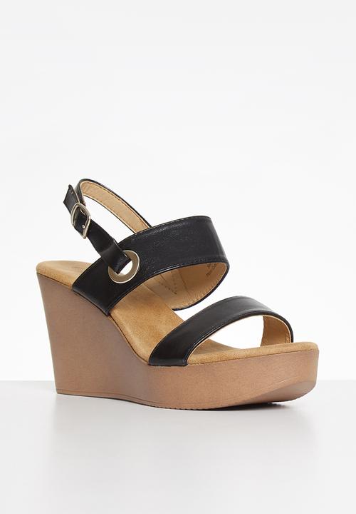 Butterfly Feet - Sandra 2 wedge - black