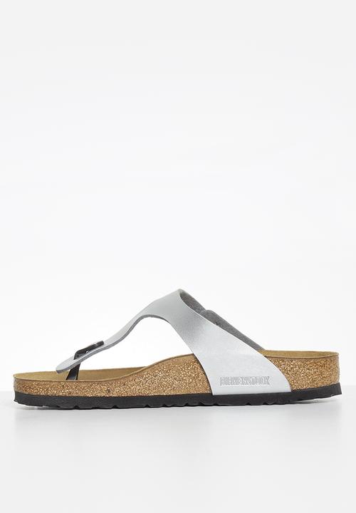 Birkenstock - Gizeh birko-flor regular - silver