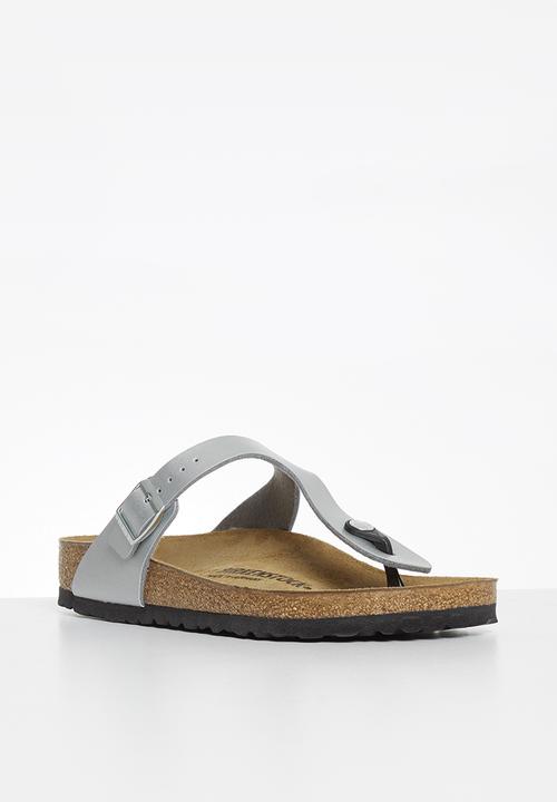 Birkenstock - Gizeh birko-flor regular - silver