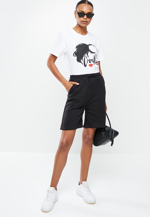 Missguided - 2 pack casual plain short - black & grey