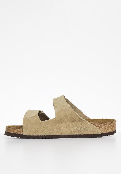 Birkenstock - Arizona suede soft footbed - taupe