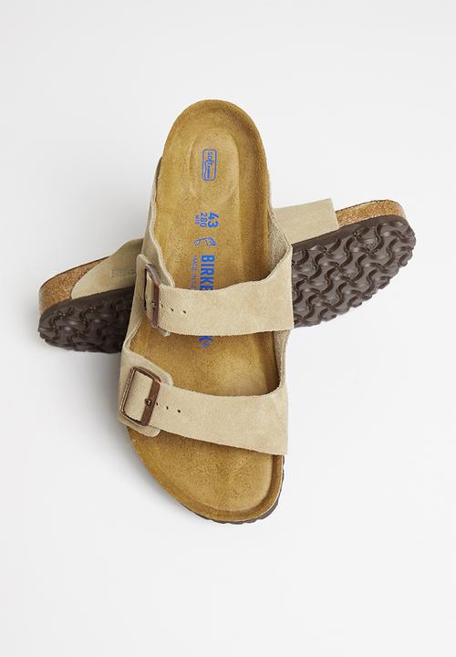 Birkenstock - Arizona suede soft footbed - taupe