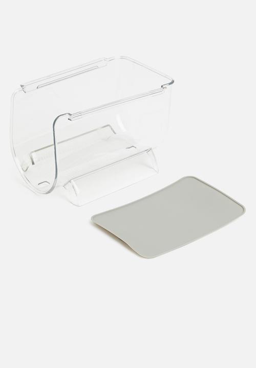 Sixth Floor - Aqua fridge wine storage - clear