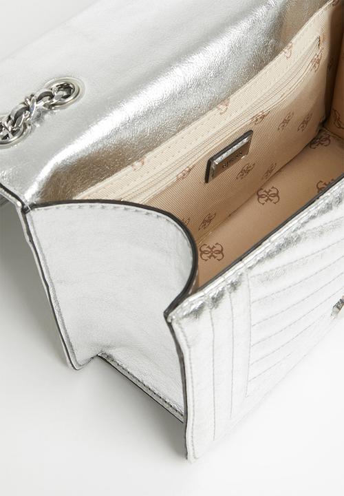 GUESS - Lida convertible xbody flap - silver